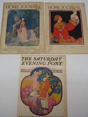 3 HENRY JAMES SOULEN SATURDAY EVENING POST & LADIES HOME JOURNAL MAGAZINE COVERS FROM 1922, 1924,...
