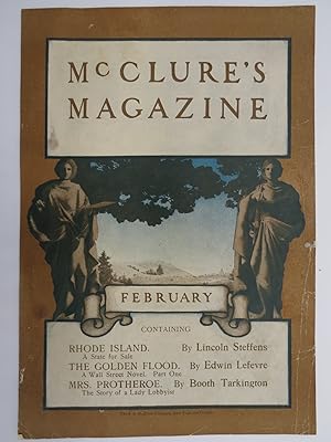 MCCLURE'S MAGAZINE COVER, FEBRUARY 1905, BY MAXFIELD PARRISH