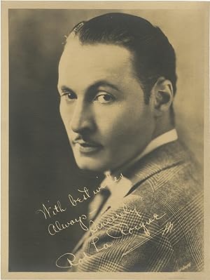 Original portrait photograph of Rod La Rocque, circa 1930