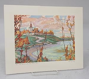 Christmas card featuring artwork by Nicholas Hornyansky