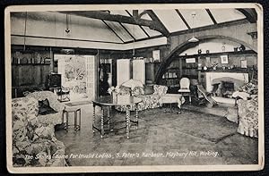 Woking Postcard Smiles Home For Invalid Ladies Maybury Hill Vintage