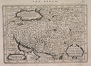 'PERSICI VEL SOPHORUM REGNI TYPUS'. Small map of Persia, including Afghanistan, Pakistan and the ...