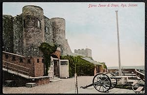 Rye Sussex Postcard Ypres Tower Vintage LOCAL SUSSEX PUBLISHER