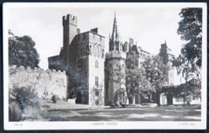 Cardiff Castle Postcard Wales Real Photo from Quality Publisher Raphael Tuck & Sons Ltd