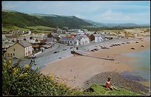 Pendine Wales Postcard Vintage 1971