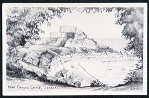 Jersey Mont Orgueil Castle Quality Etchette Style Series Published Postcard