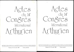 Actes du 14e congrès international arthurien, Rennes 1984, I/II.