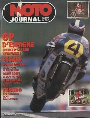 Moto Journal n?700 : GP d'Espagne, Spencer-Sarron vavavoum ! - Collectif