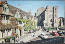 Malmesbury Abbey Postcard Wiltshire The Old Bell