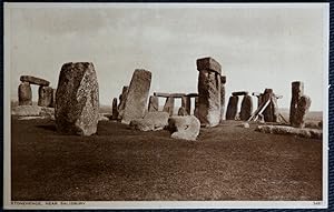 Stonehenge Salisbury Postcard Real Photo