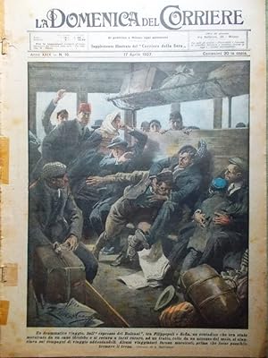 La Domenica del Corriere 17 Aprile 1927 Fiera di Bergamo Milano Chesi Serraglio