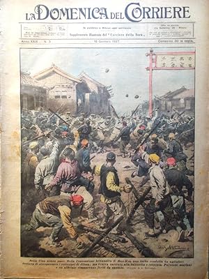 La Domenica del Corriere 16 Gennaio 1927 Morte Ettore Ximenes Petra Sussak Congo