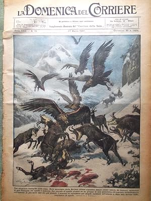La Domenica del Corriere 27 Marzo 1927 De Pinedo Garibaldini Pigmei Guinea India