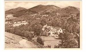 Malvern Postcard British Camp Hotel Worcester Vintage Sepiatype Postcard