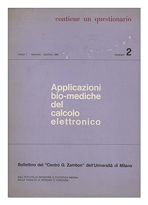 Applicazioni bio-mediche del calcolo elettronico