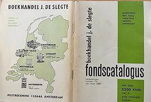 [Book history, De Slegte, 1954] Three catalogues of bookstore J. de Slegte in The Netherlands: Fo...