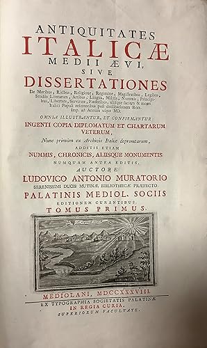 Antiquitates Italicae Medii Aevi.