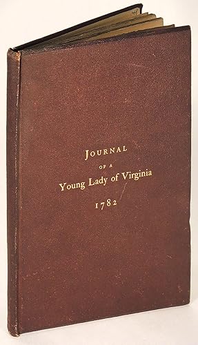 Journal of a Young Lady of Virginia 1782