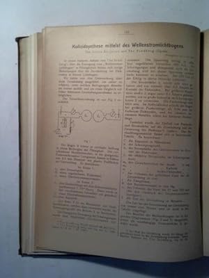 Kolloidsysteme mittels des Wellenstromlichtbogen/ Ueber Lösungstheorie und Suspensionstheorie/ Zu...