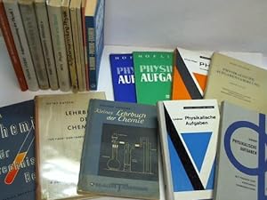 Sammlung von 16 verschiedenen Physikbänden und 3 verschiedenen Chemiebänden. Zusammen 19 Bände