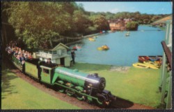 Scarborough Miniature Railway And Boating Pool Postcard LOCAL PUBLISHER