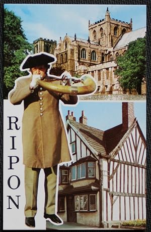 Ripon Postcard Hornblower Wakeman's House Cathedral