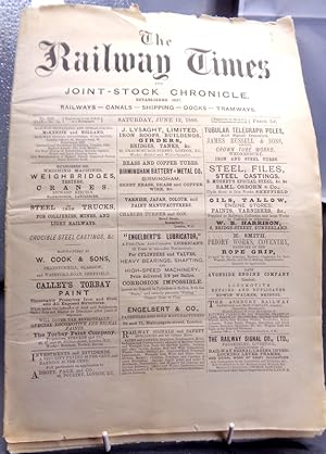 The Railway Times and Joint-Stock Chronicle. (Periodical) Single issue for June 12th 1886. 32 pages