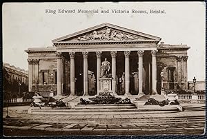 Bristol Postcard King Edward Memorial & Victoria Rooms Real Photo 1923 Postcard
