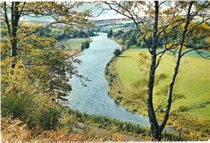 Banffshire Postcard Queen's View Craigellachie