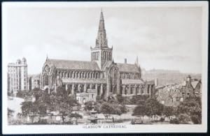 Glasgow Cathedral Sepia Toned Postcard