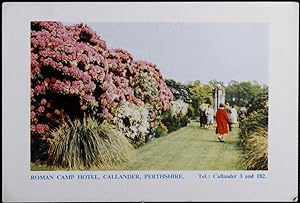 Callander Perthshire Postcard Roman Camp Hotel
