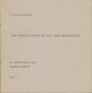 THE POETIC LOGIC OF ART AND AESTHETICS In collaboration with Stephen Aldrich, 1972.