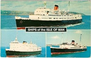 Ships Isle Of Man Postcard S.S. Manx Maid Mona's Queen S.S. King Orry