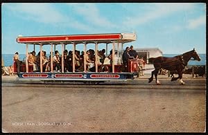 Horse Tram Isle Of Man 1977 Postcard