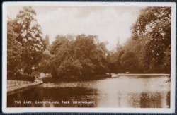 Birmingham Postcard Cannon Hill Park Real Photo