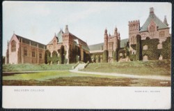 Malvern College Vintage Postcard LOCAL MALVERN PUBLISHER