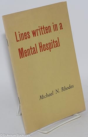 Lines written in a mental hospital