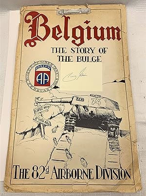 BELGIUM THE STORY OF THE BULGE 82nd AIRBORNE DIVISION. "Jumping General Jim Gavin" (Orignal Docum...