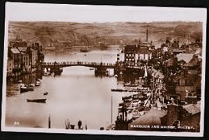 Whitby Postcard Yorks The Harbour Real Photo