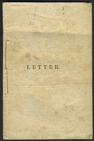 Copy of a Letter addressed to James Backhouse and George W. Walker By a Convict confined on Goat ...