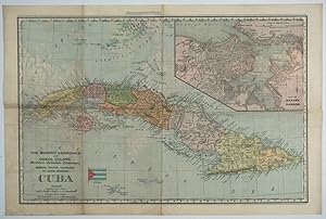 Cuba, map with advertising