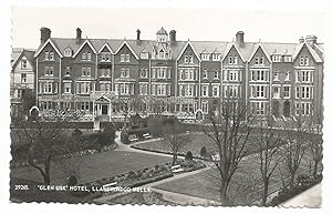 Llandrindod Postcard Glen Usk Hotael Vintage 1964 LOCAL PUBLISHER