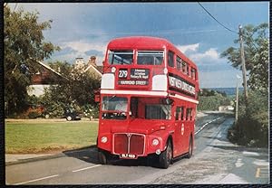 Routemaster Bus Postcard Passing Rising Sun Pub Hammond Street 1985