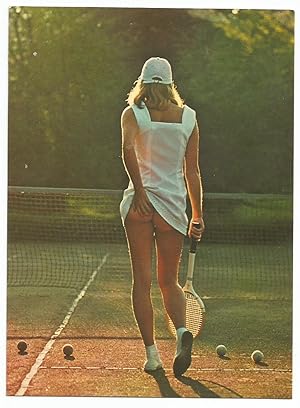 Tennis Girl Athena Postcard
