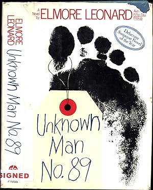Unknown Man No. 89 / A Novel / Delacorte Suspense Novel of the Year (SIGNED)