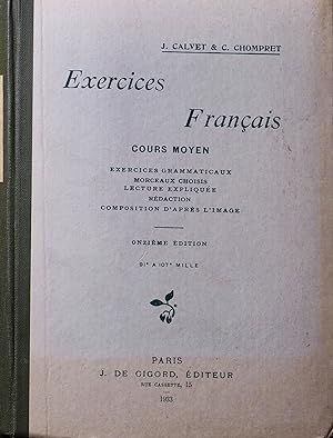 Exercise de français cours moyen