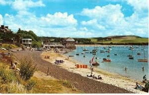 Crantock Postcard Cornwall Porth Joke The Old Albion Lych Gate 1973