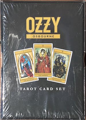 OZZY OSBOURNE TAROT CARD & PRAYER CANDLE SET (No More Tours 2 VIP Exclusives)