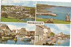 Mevagissey Cornwall Multiview Postcard