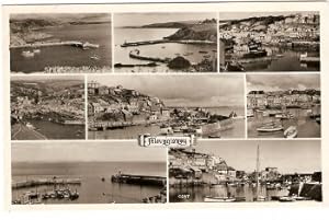 Mevagissey Classic Mutiview Postcard Cornwall Real Photo